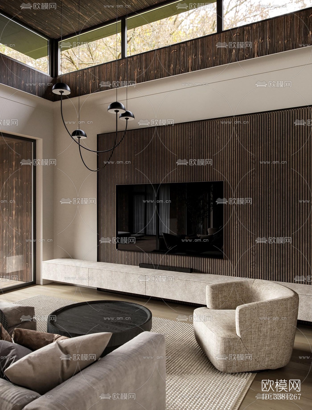 现代别墅效果图下载（渲染图15）