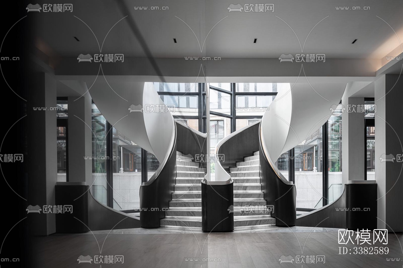 现代别墅效果图下载（渲染图11）