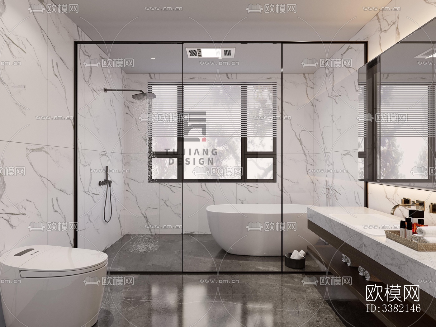 现代别墅效果图下载（渲染图4）