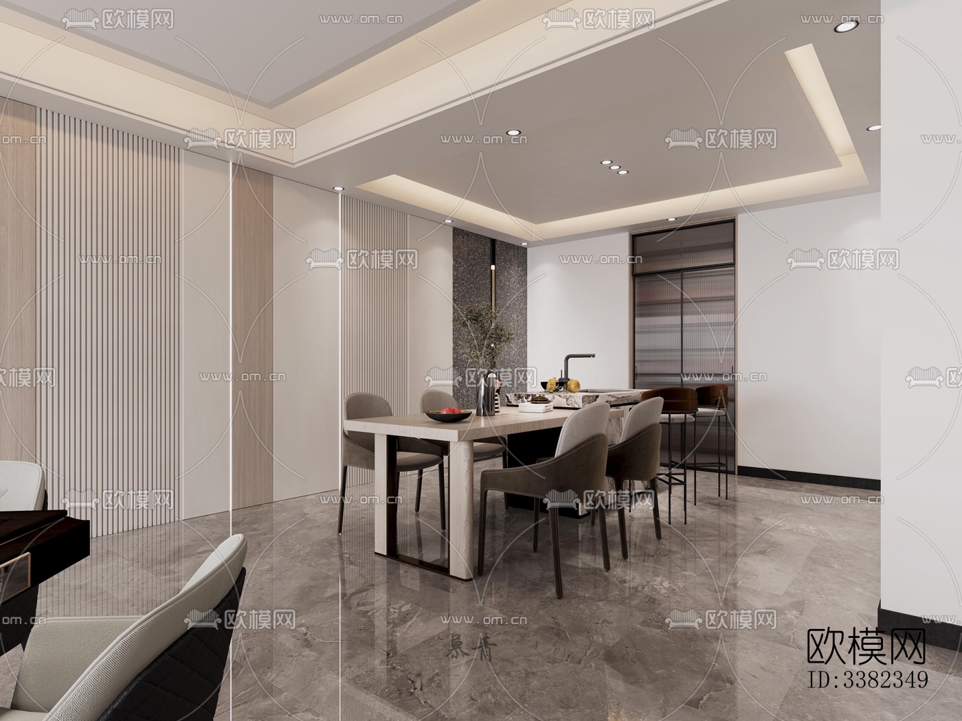 现代别墅效果图下载（渲染图7）