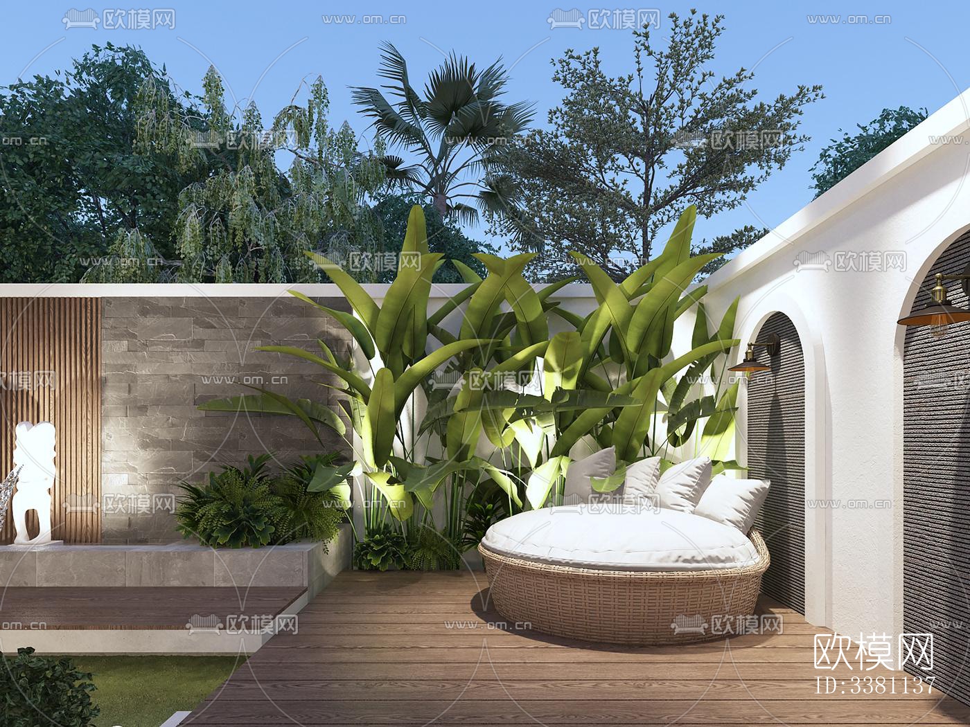 现代别墅效果图下载（渲染图6）