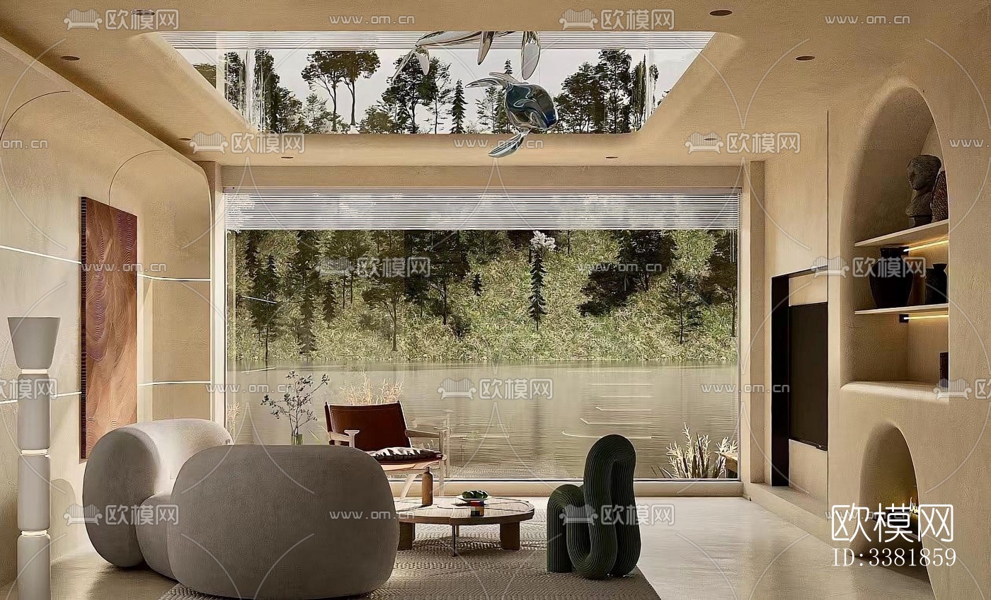 现代别墅效果图下载（渲染图4）