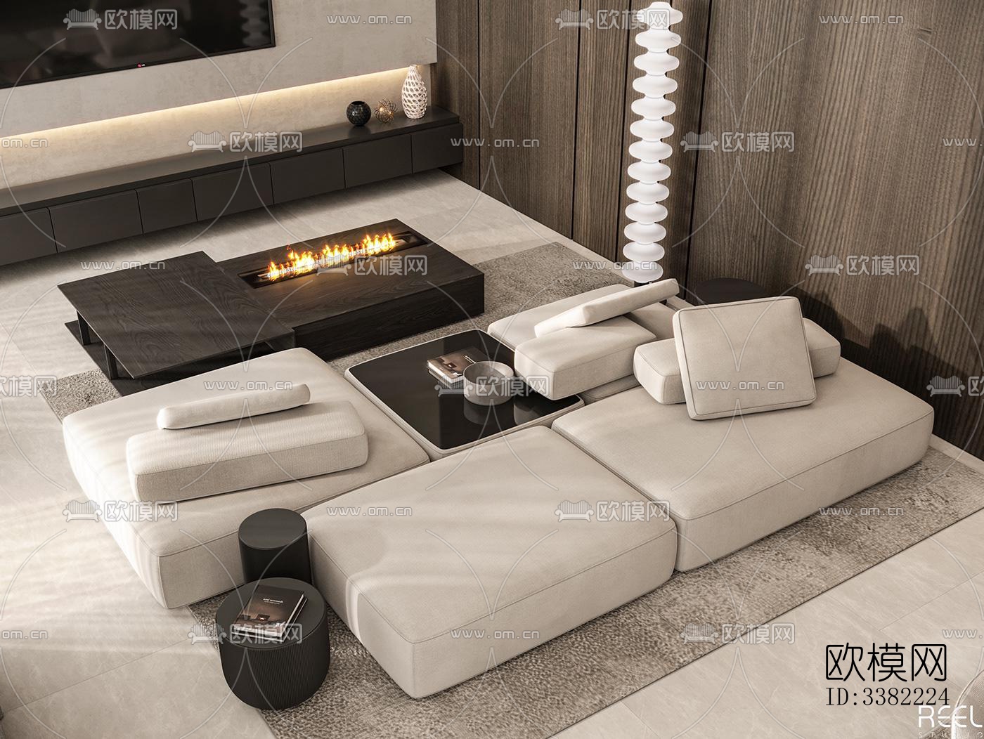 现代别墅效果图下载（渲染图3）