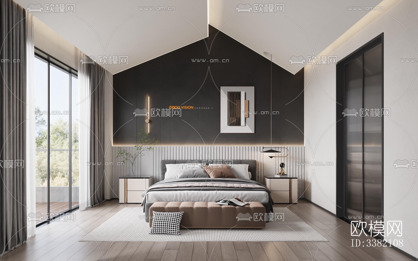 现代别墅效果图下载（渲染图7）