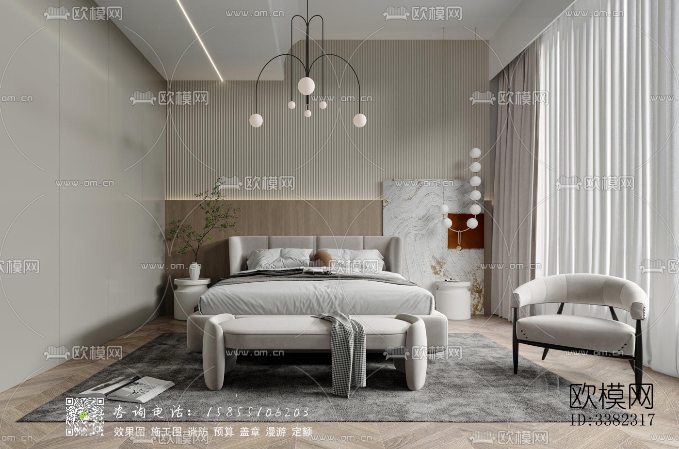 现代别墅效果图下载（渲染图5）