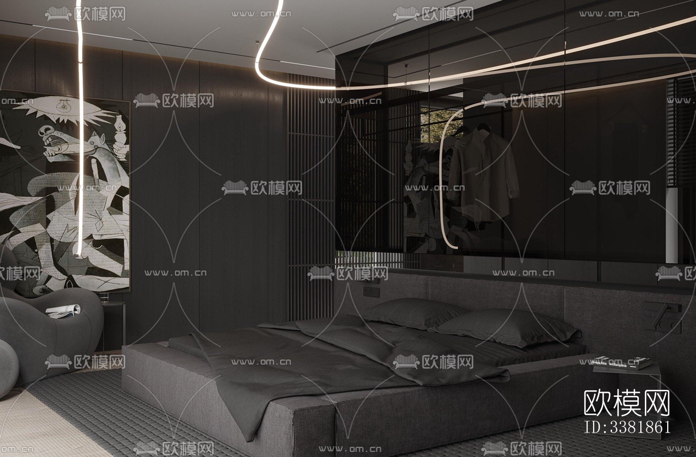 现代别墅效果图下载（渲染图6）