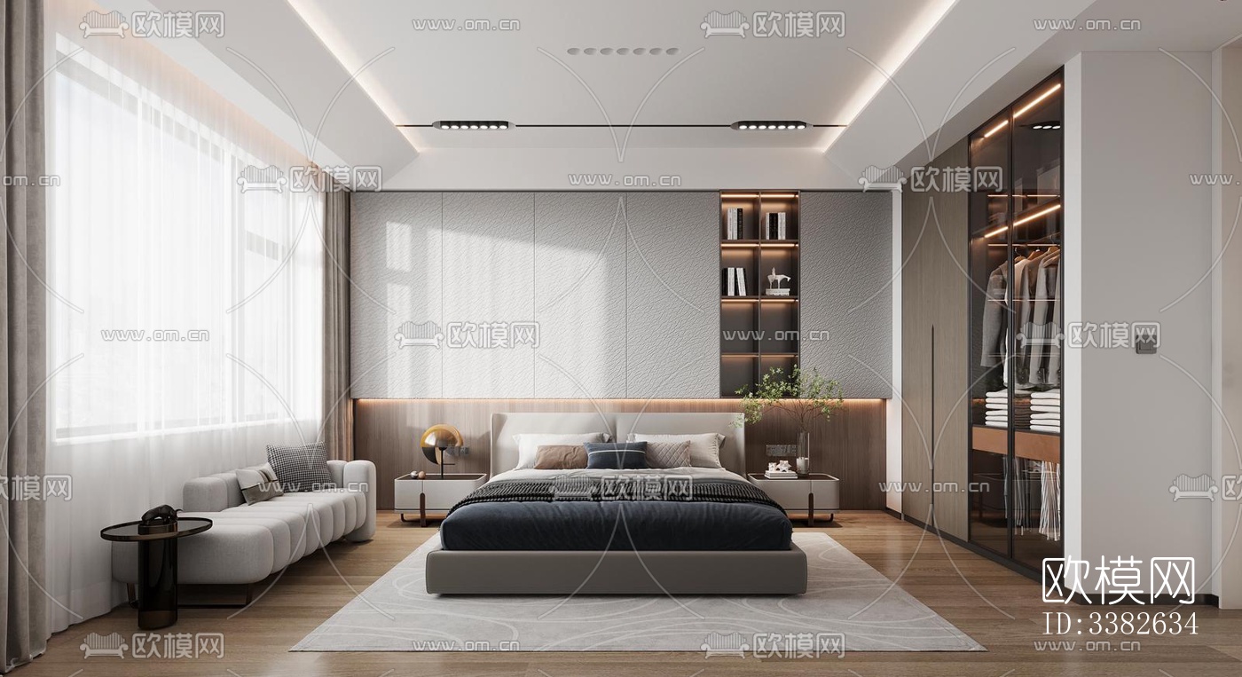 现代别墅效果图下载（渲染图7）