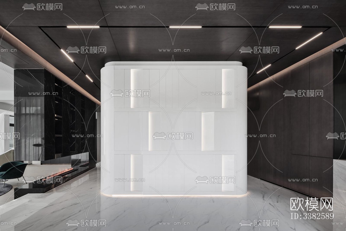 现代别墅效果图下载（渲染图3）