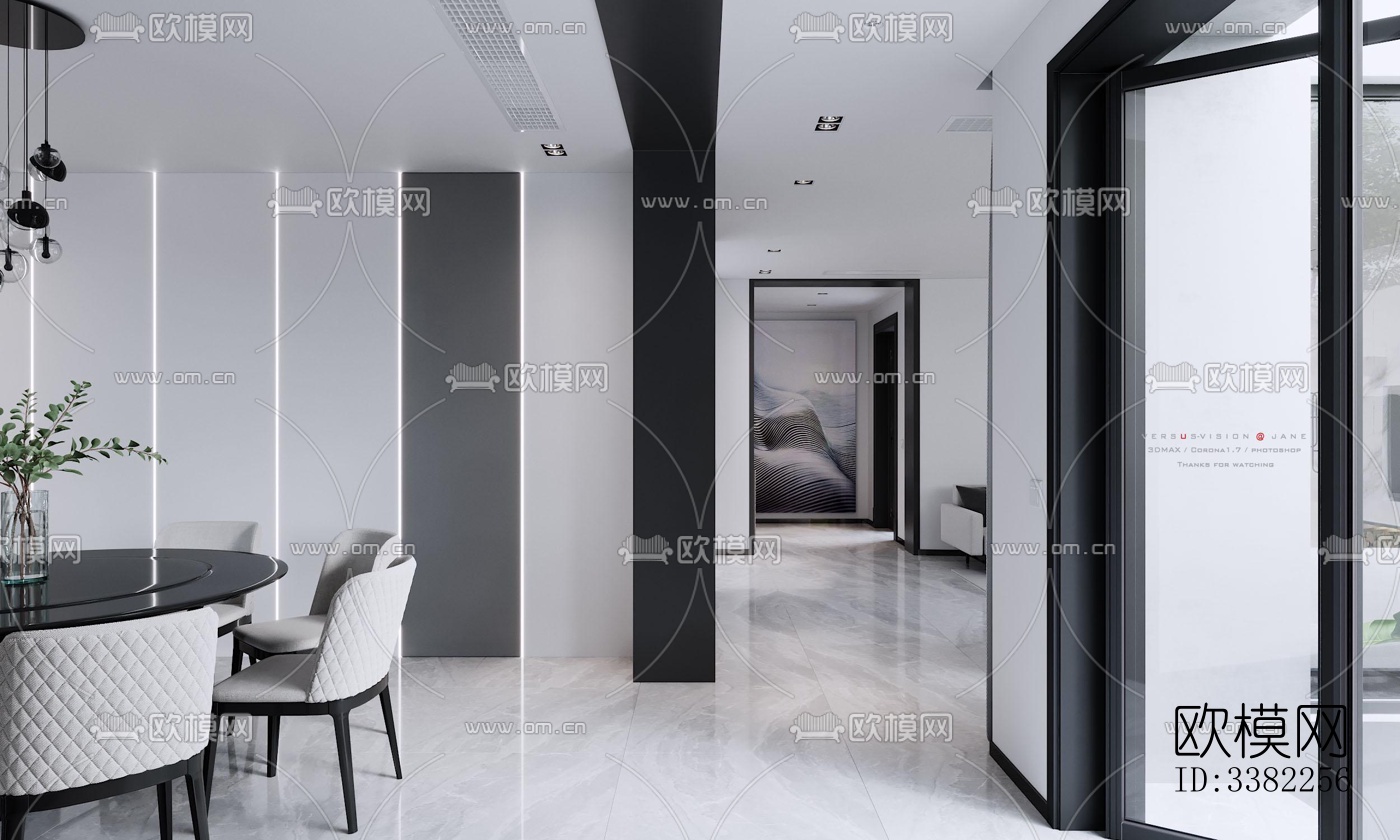 现代别墅效果图下载（渲染图16）