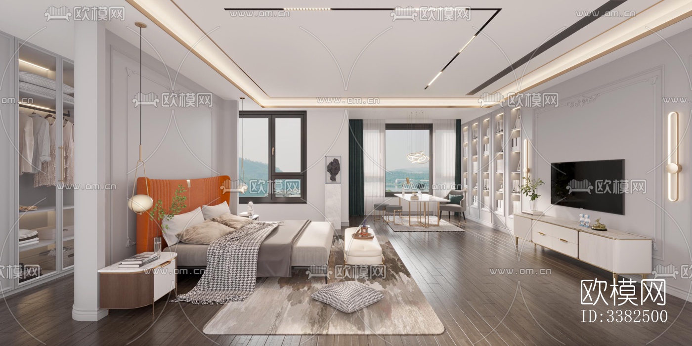 现代别墅效果图下载（渲染图10）