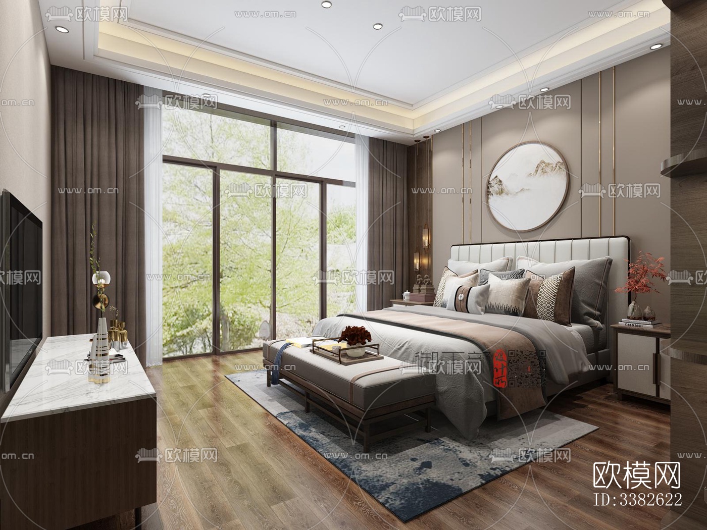 现代别墅效果图下载（渲染图10）