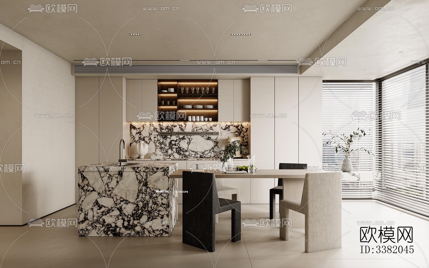 现代别墅效果图下载（渲染图4）