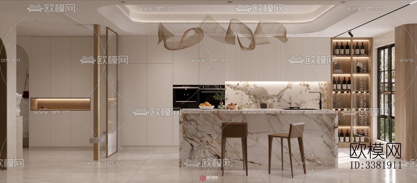 现代别墅效果图下载（渲染图8）