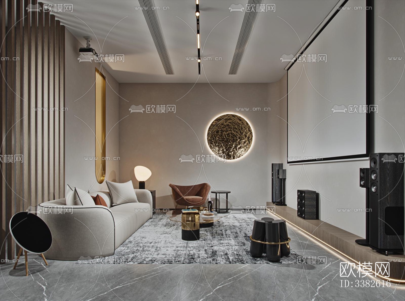 现代别墅效果图下载（渲染图13）