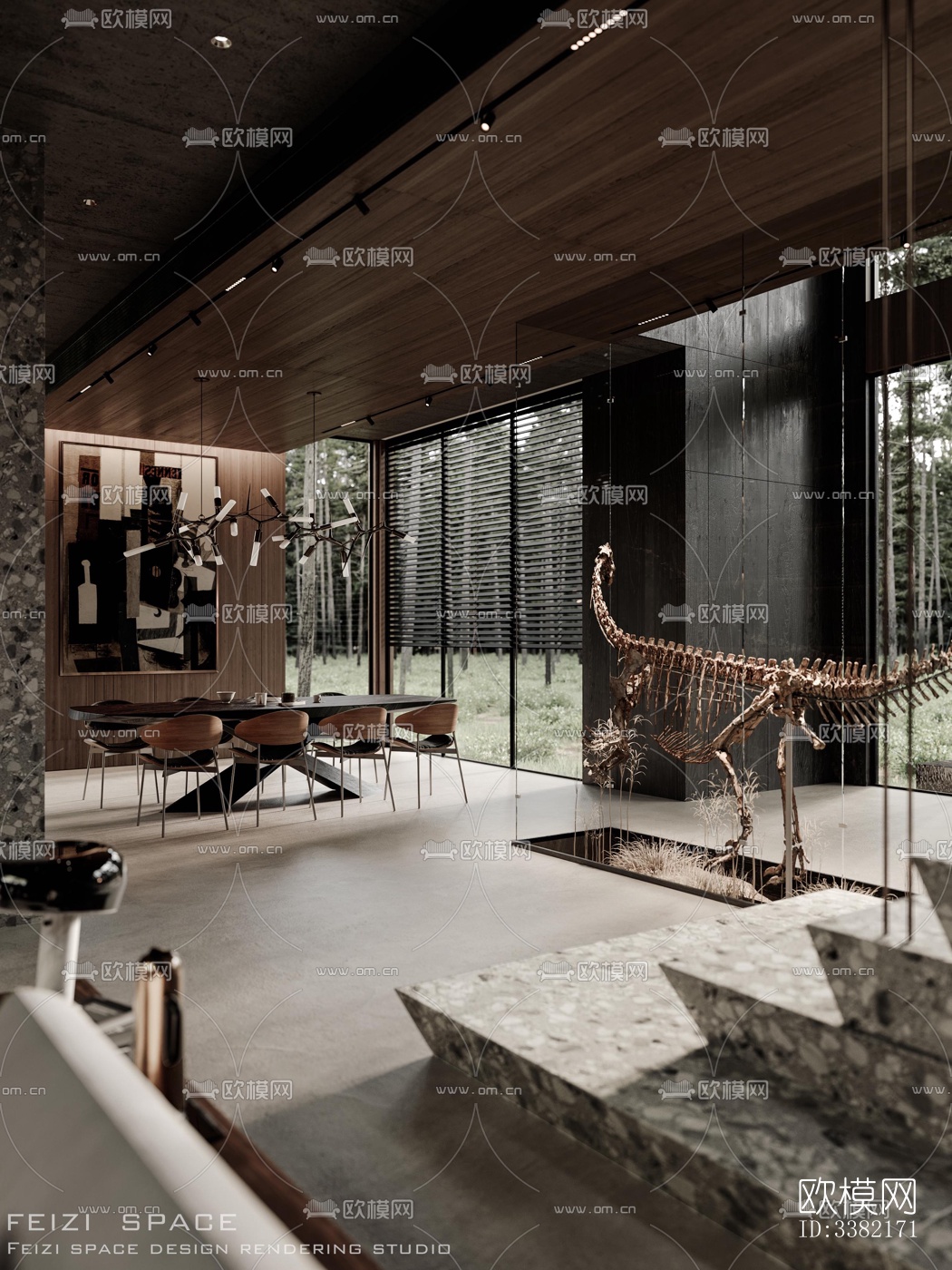 现代别墅效果图下载（渲染图6）