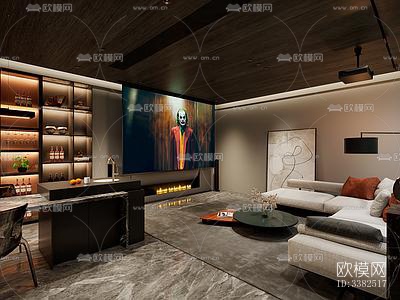 现代别墅效果图下载（渲染图5）