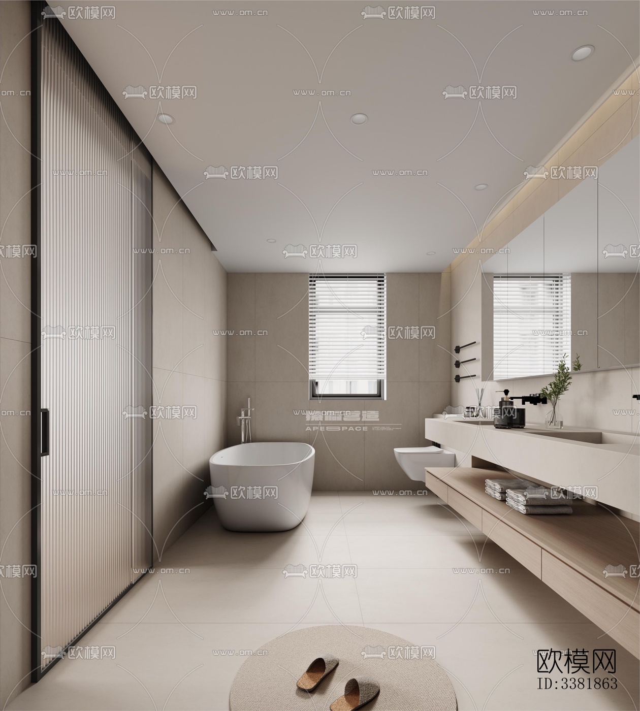 现代别墅效果图下载（渲染图7）