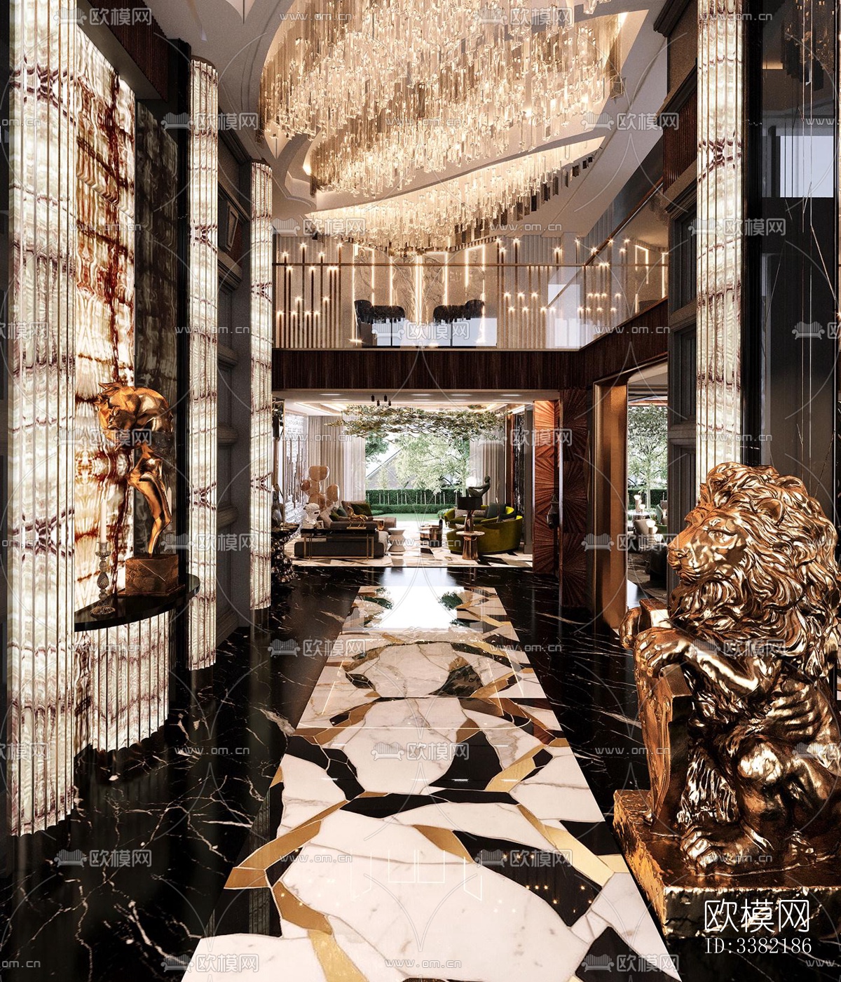 现代别墅效果图下载（渲染图6）