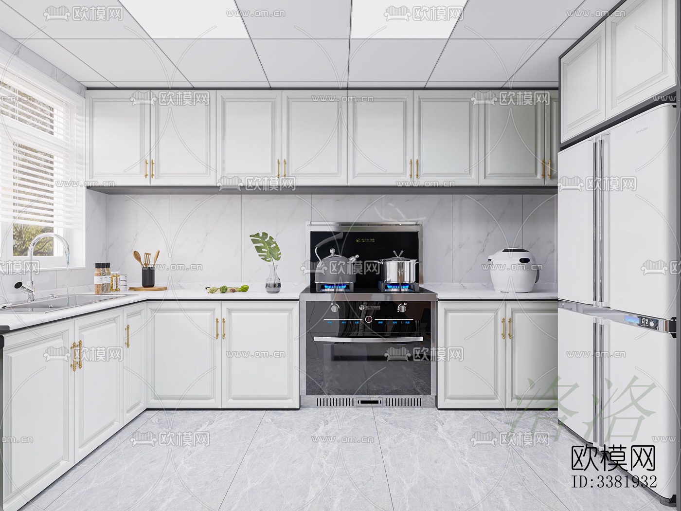 现代别墅效果图下载（渲染图8）