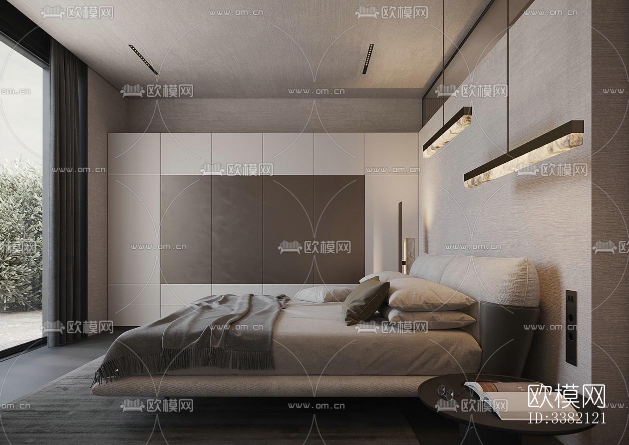 现代别墅效果图下载（渲染图3）