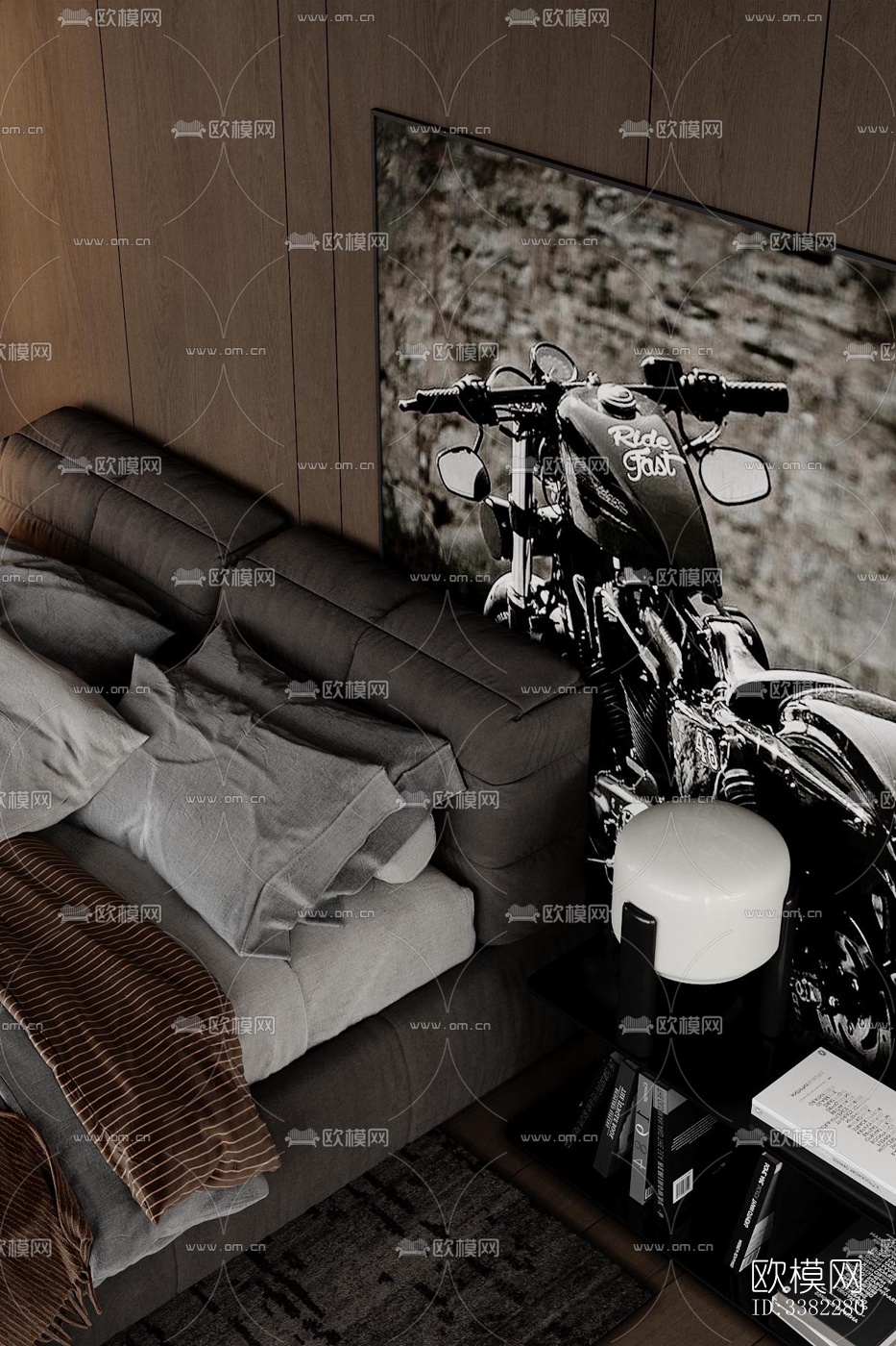 现代别墅效果图下载（渲染图3）