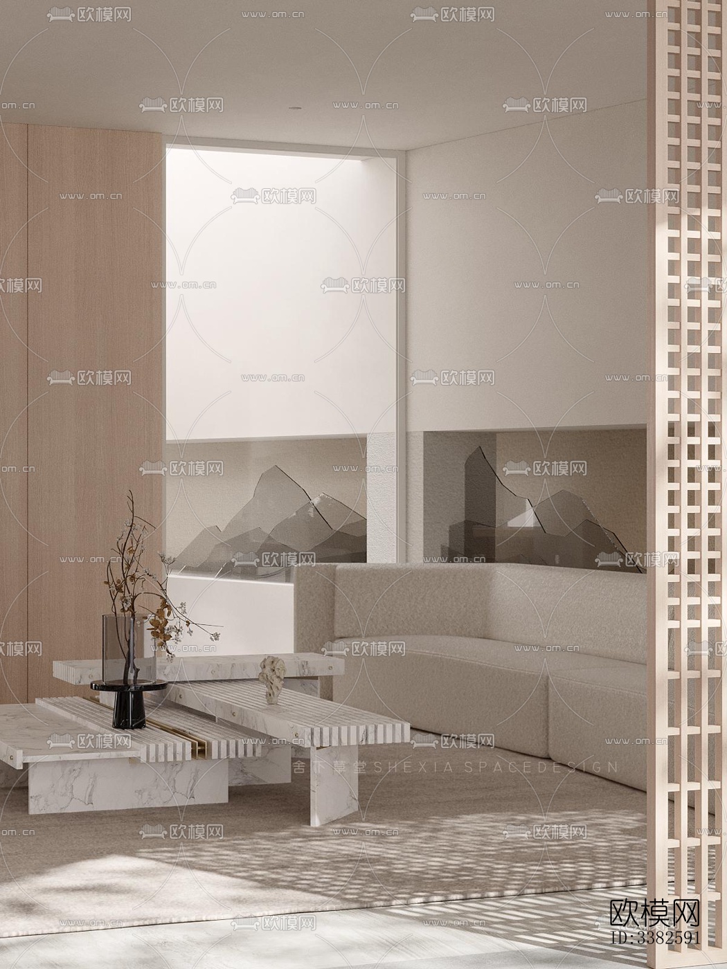 现代别墅效果图下载（渲染图14）