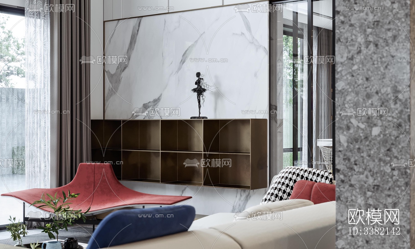 现代别墅效果图下载（渲染图10）