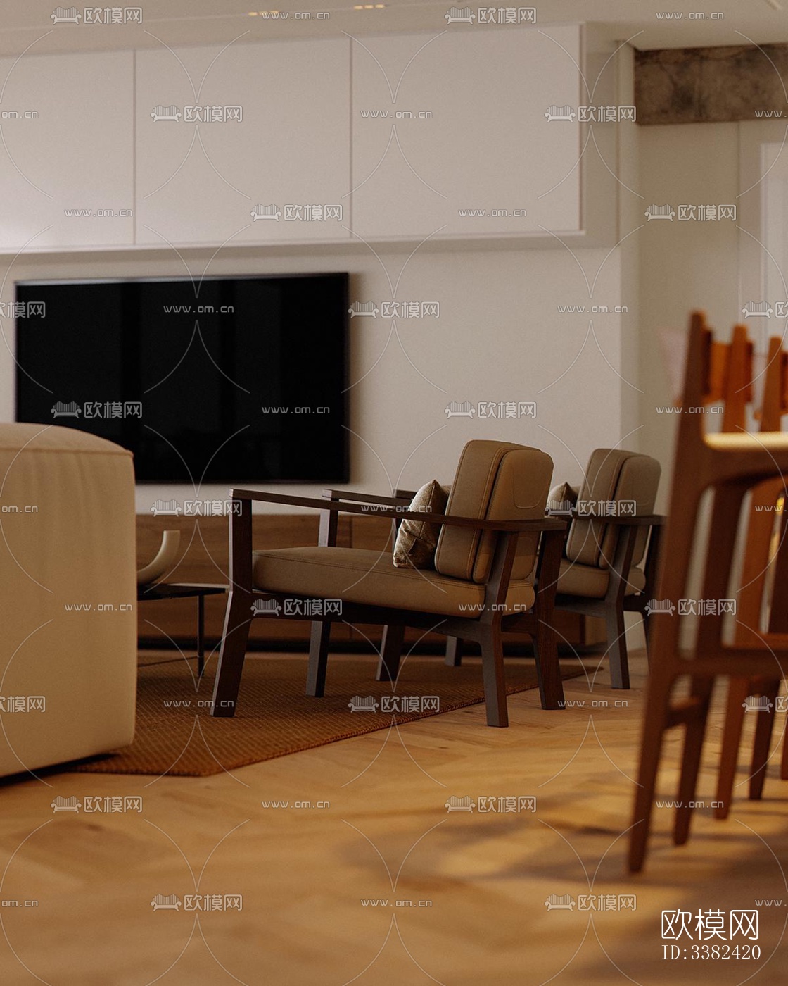 现代别墅效果图下载（渲染图8）