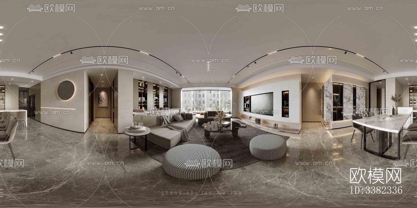 现代别墅效果图下载（渲染图6）