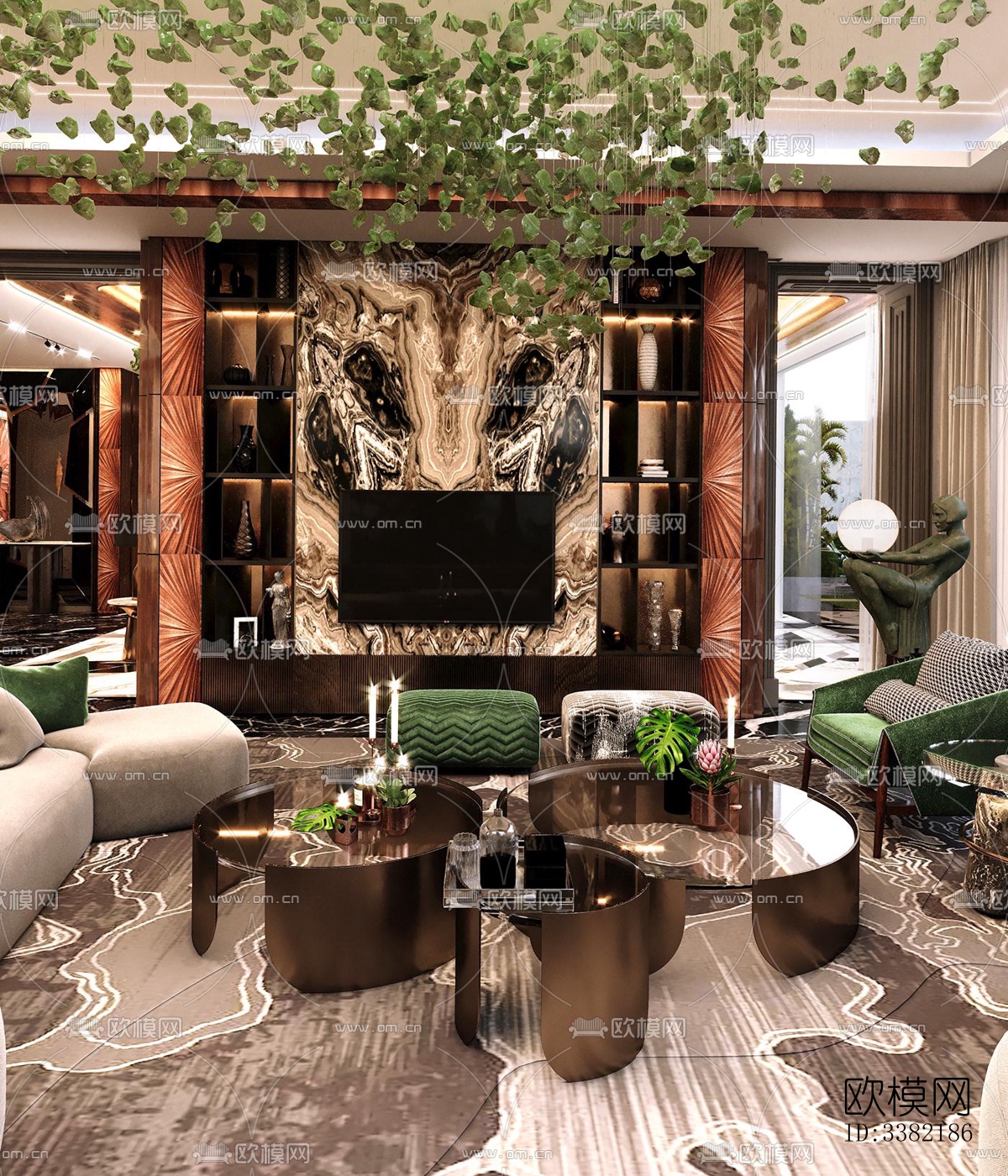 现代别墅效果图下载（渲染图11）