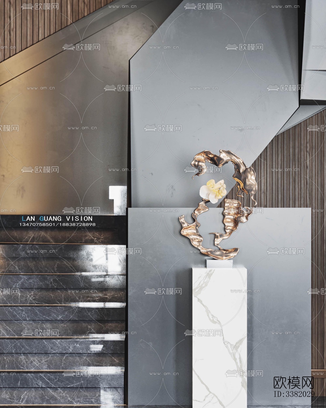 现代别墅效果图下载（渲染图6）