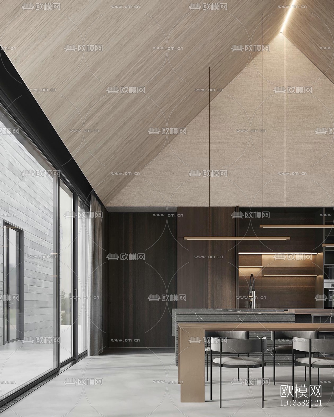 现代别墅效果图下载（渲染图12）