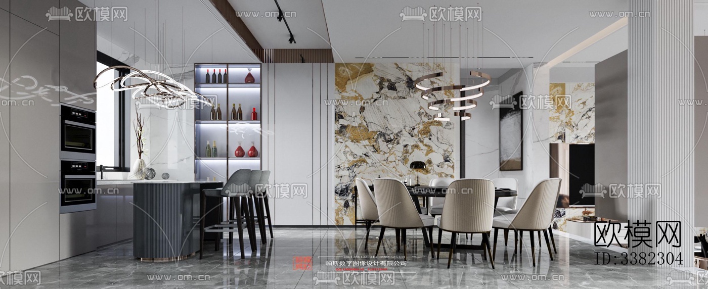 现代别墅效果图下载（渲染图16）