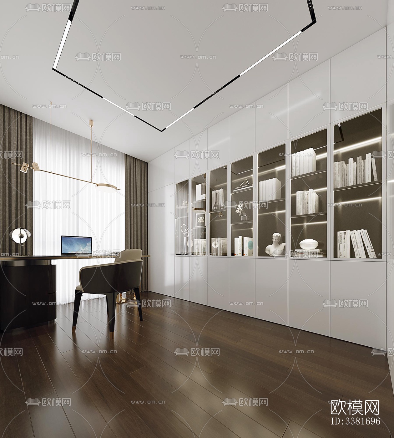 现代别墅效果图下载（渲染图7）