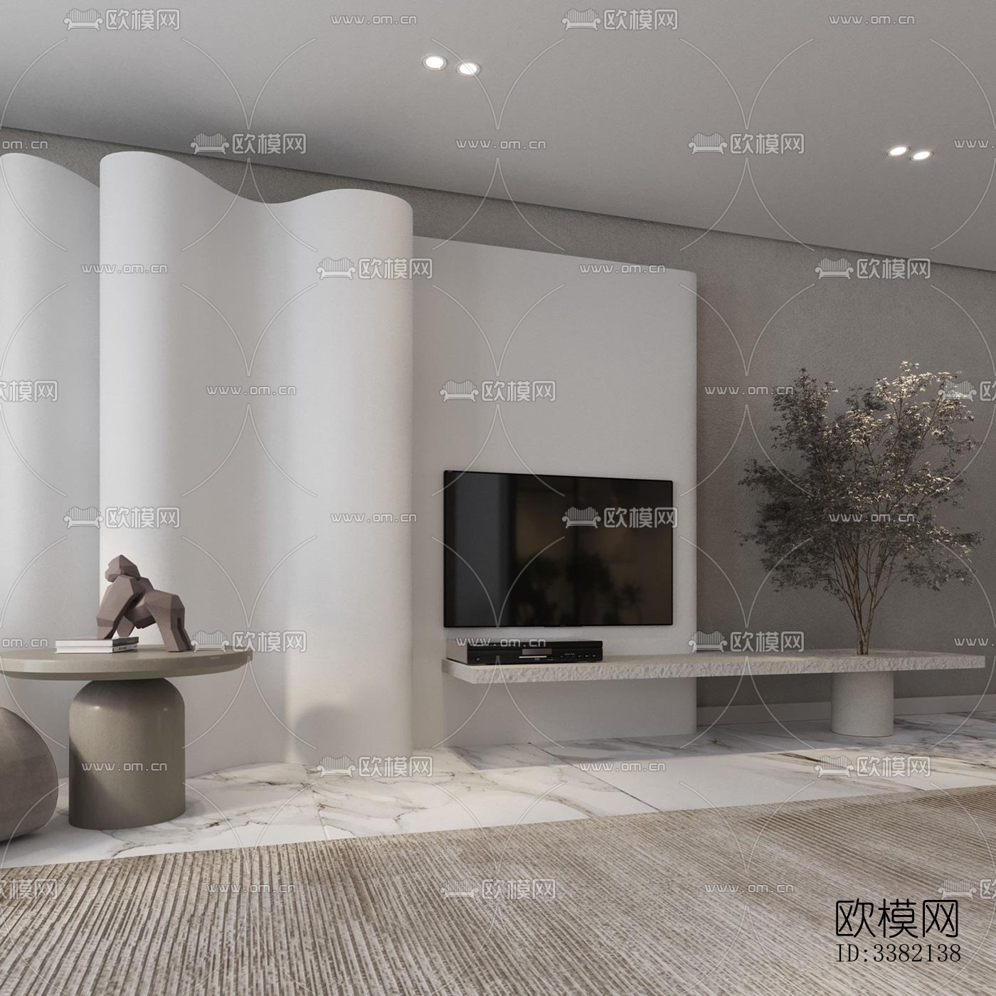 现代别墅效果图下载（渲染图7）