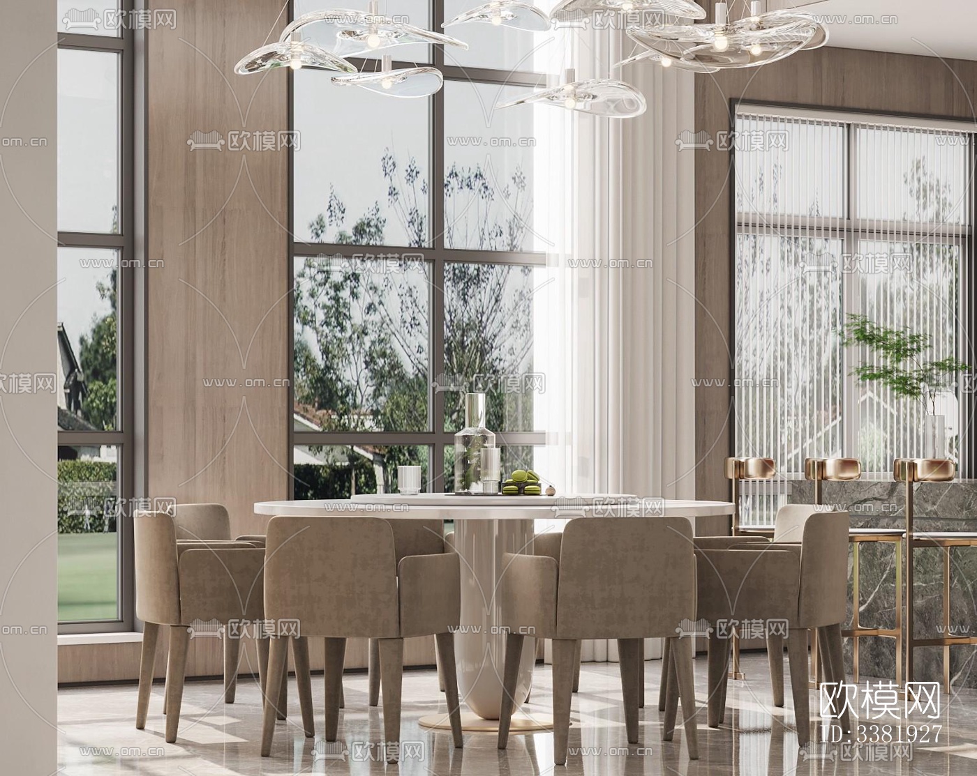 现代别墅效果图下载（渲染图6）