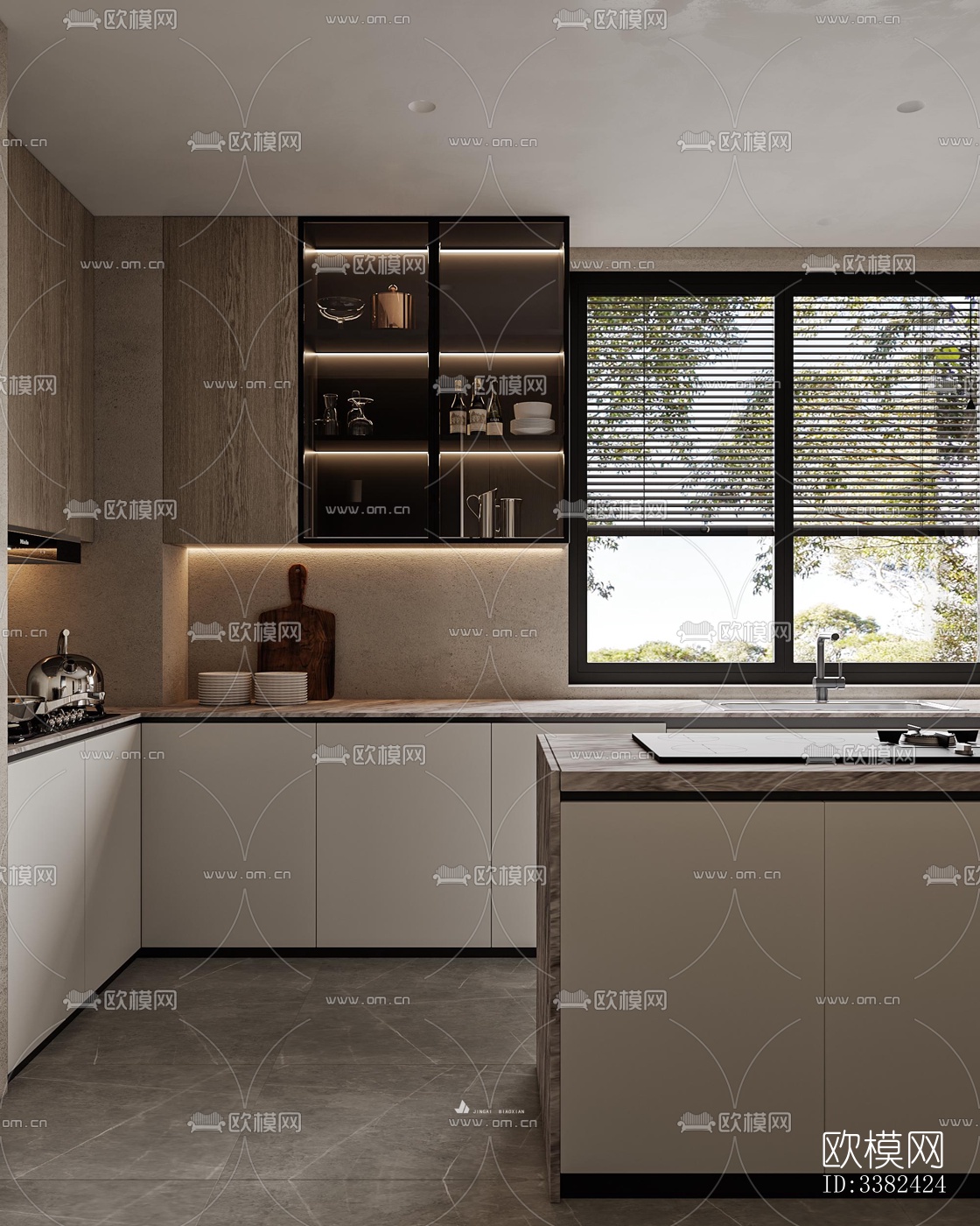 现代别墅效果图下载（渲染图6）