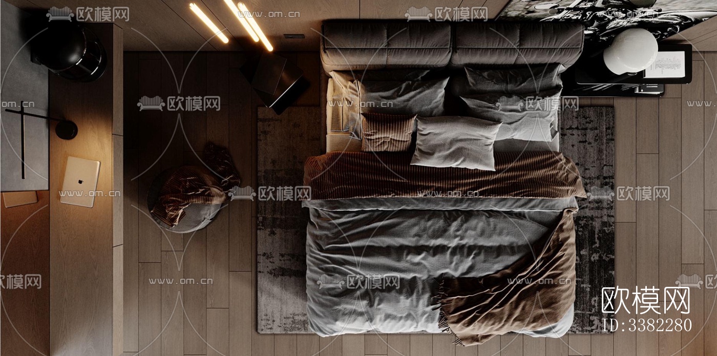 现代别墅效果图下载（渲染图16）