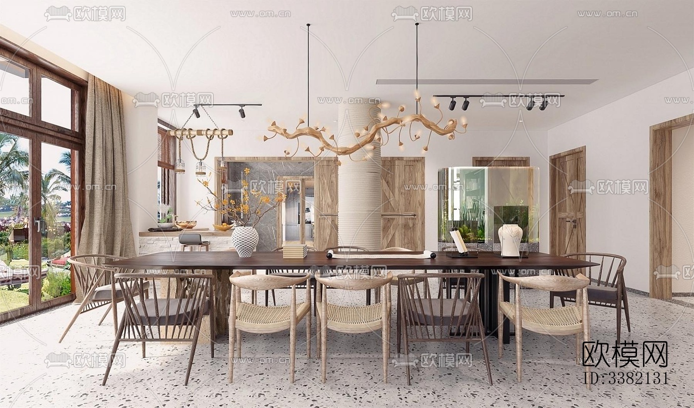 现代别墅效果图下载（渲染图6）