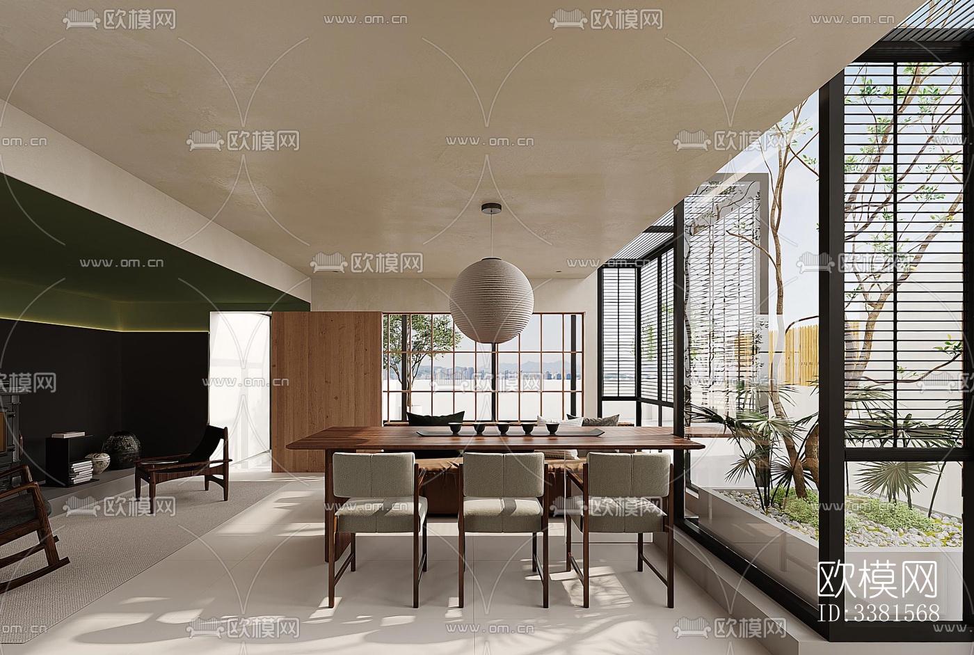 现代别墅效果图下载（渲染图4）