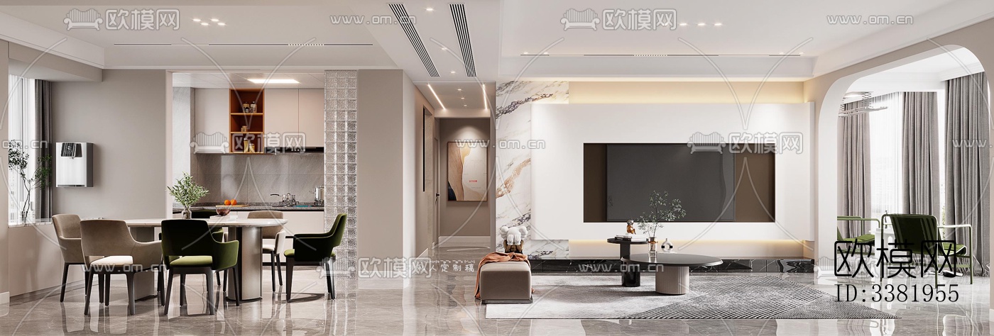 现代别墅效果图下载（渲染图15）