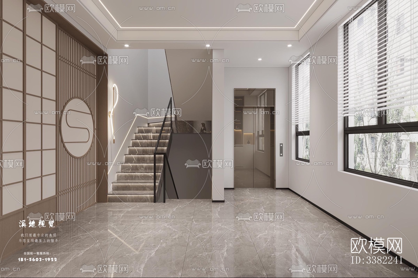 现代别墅效果图下载（渲染图4）