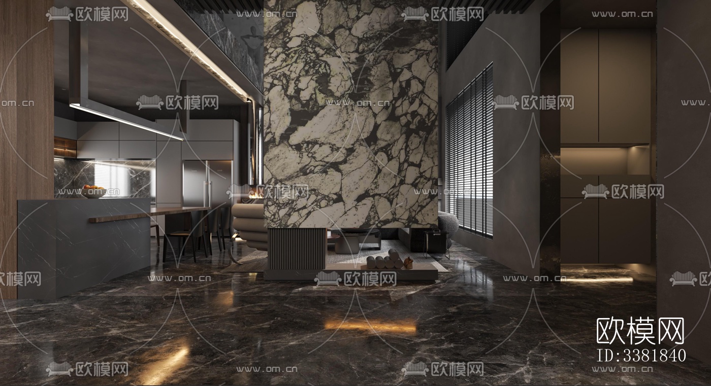 现代别墅效果图下载（渲染图7）