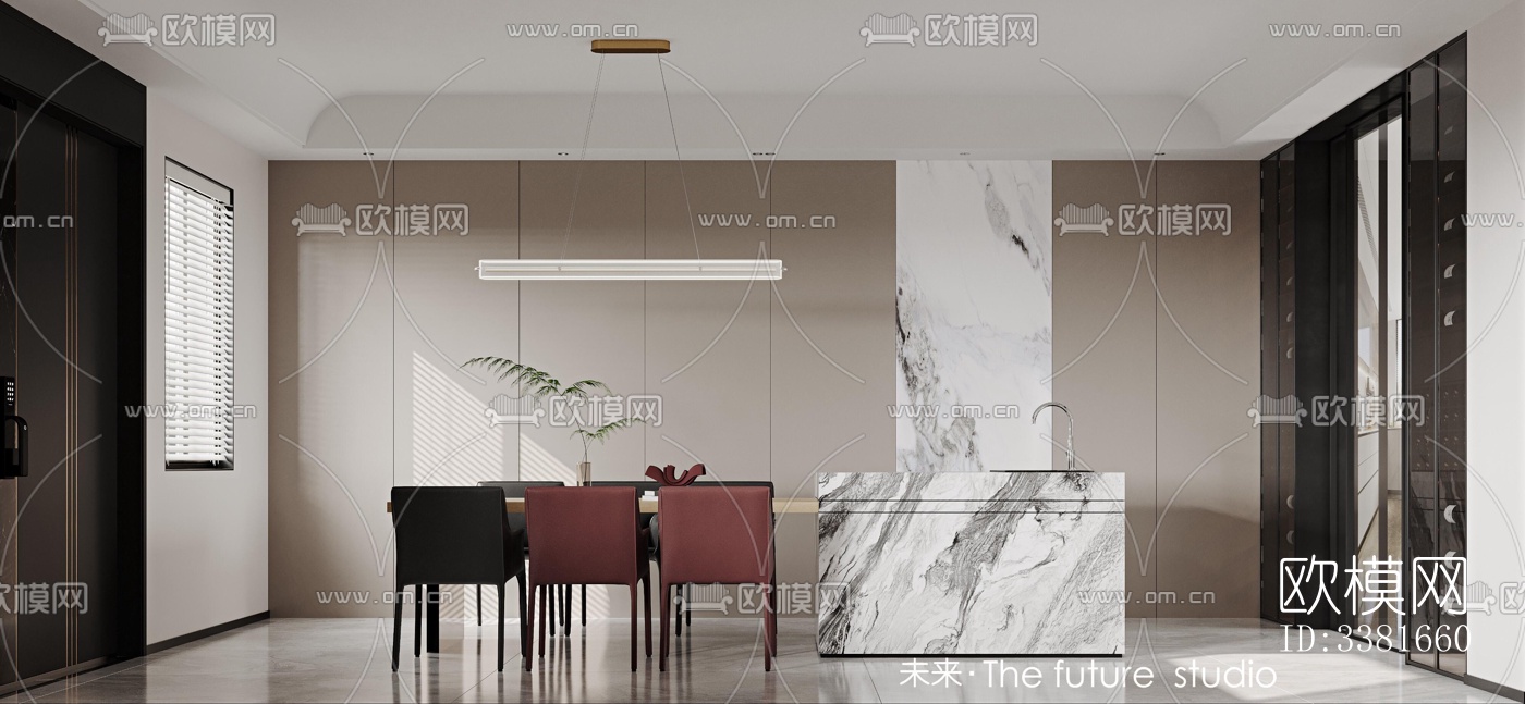 现代别墅效果图下载（渲染图5）