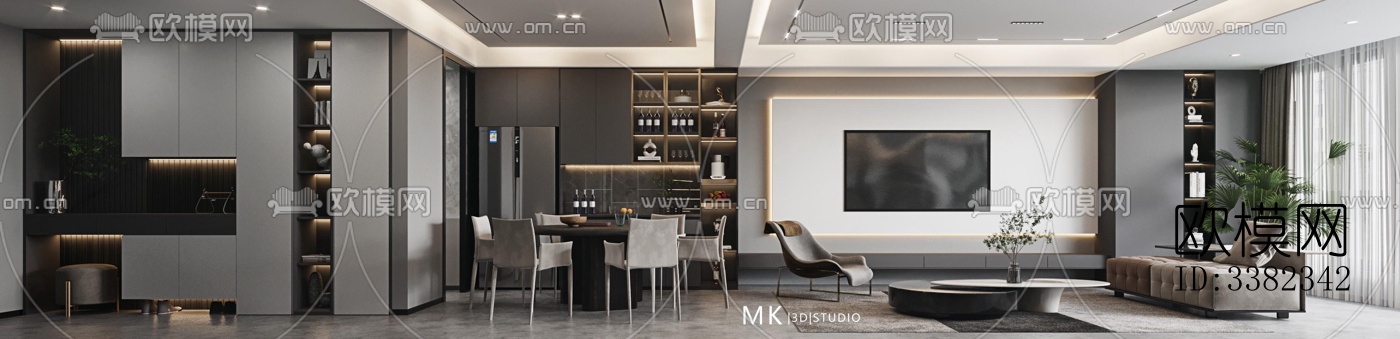 现代别墅效果图下载（渲染图14）