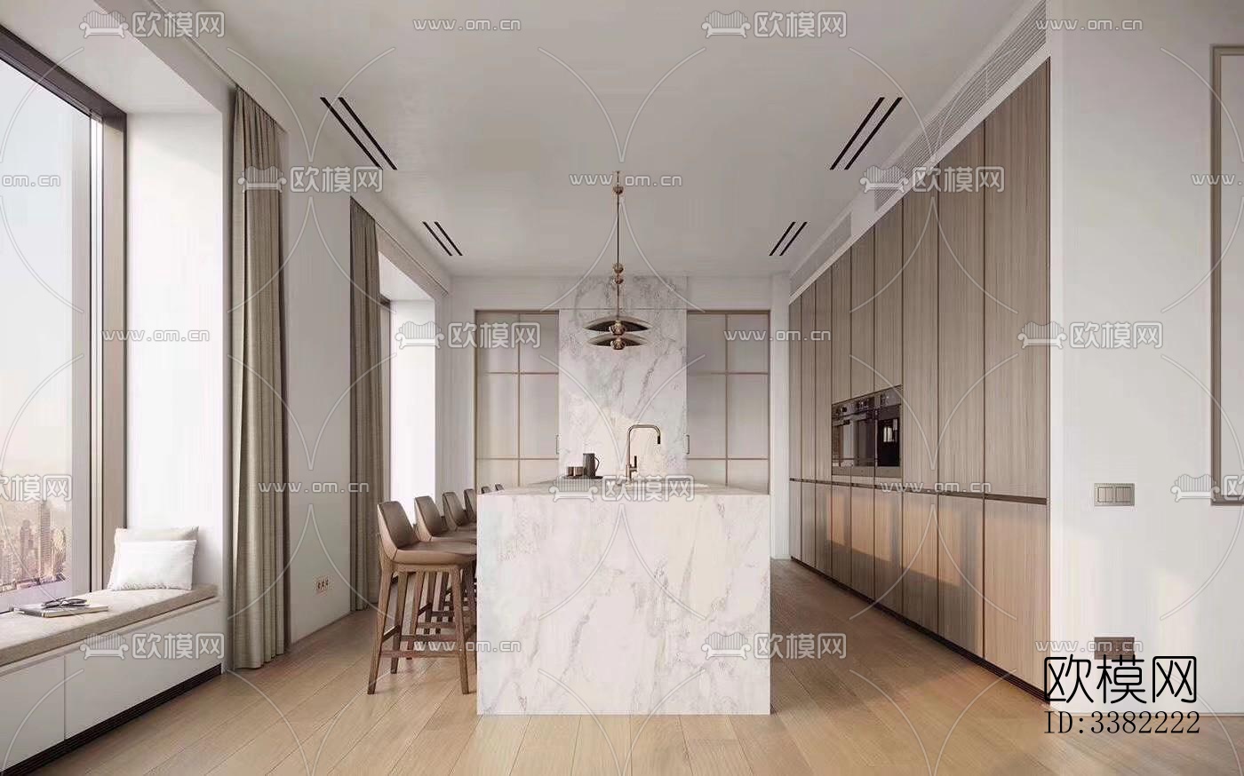 现代别墅效果图下载（渲染图3）