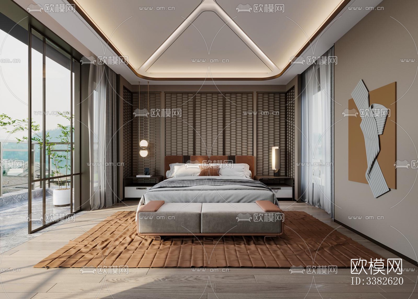 现代别墅效果图下载（渲染图8）