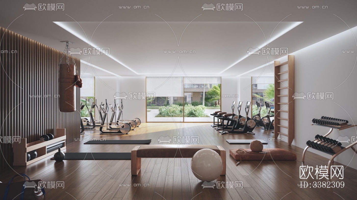 现代别墅效果图下载（渲染图5）