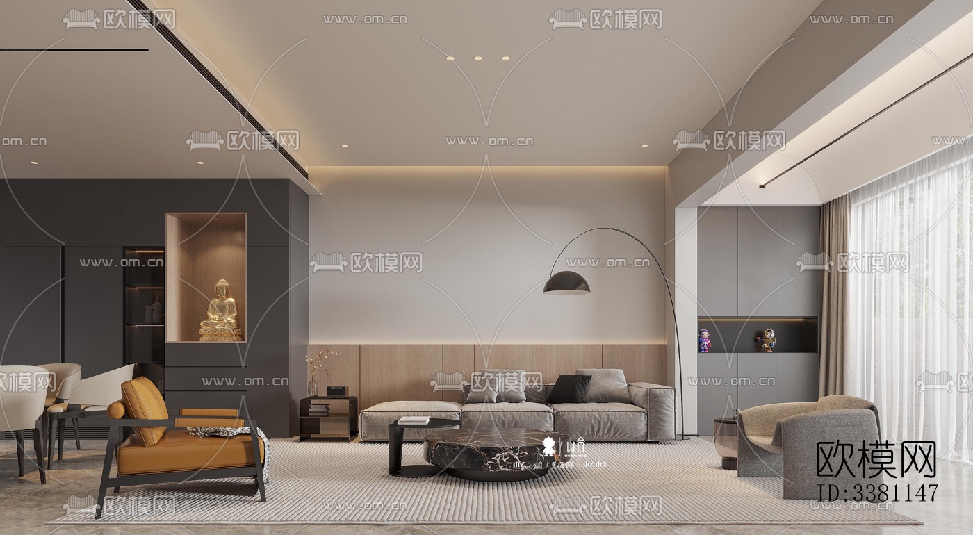 现代别墅效果图下载（渲染图4）