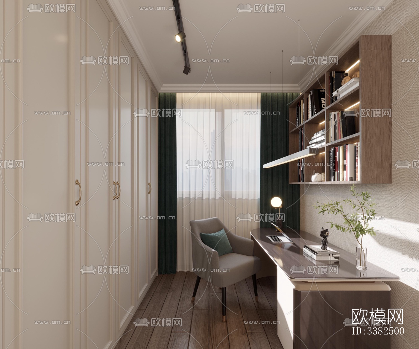 现代别墅效果图下载（渲染图16）